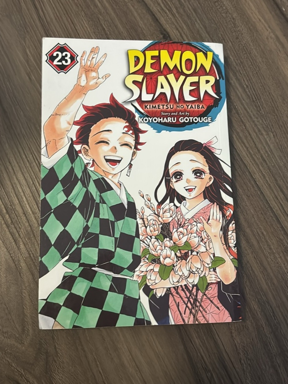 Demon Slayer Vol. 23 Manga Paperback - Green & Pink Cover